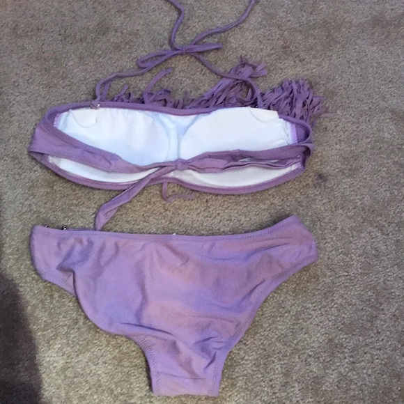 Purple Fringe Bikini - Picture 4 of 4
